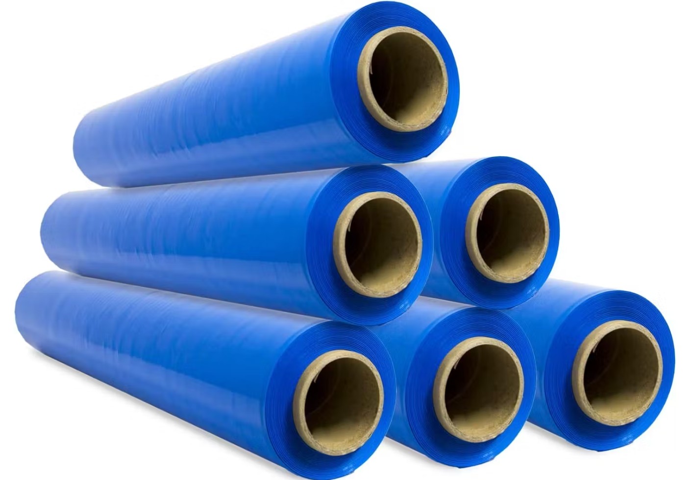 Film Estirable Manual 23 micras, 500 mm x 160 m – Azul Opaco