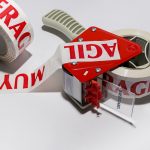 Precinto Blanco “MUY FRÁGIL” – 48 mm x 126 m (Adhesivo Acrílico)