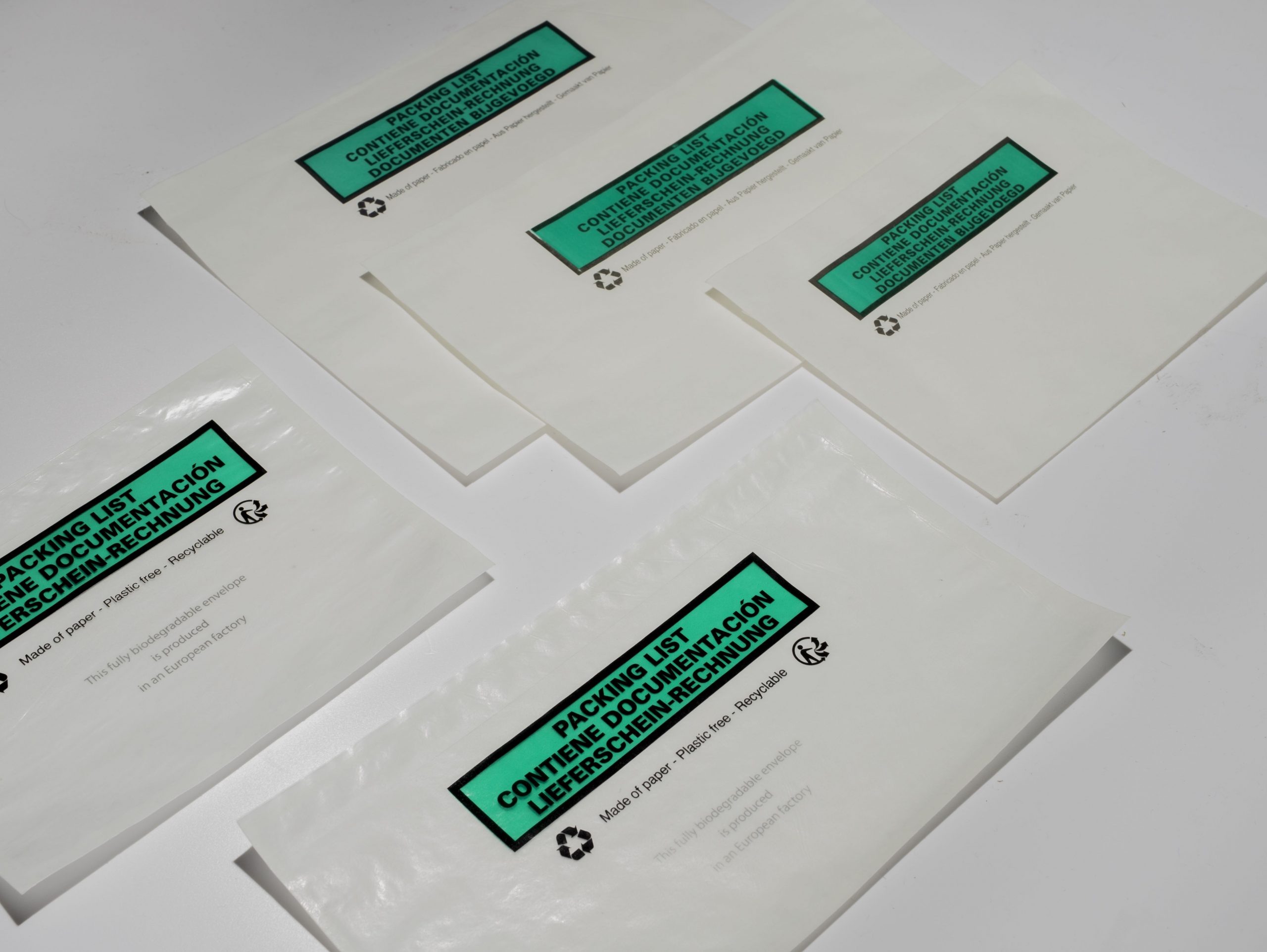 Sobres Adhesivos Packing List 100% Papel – 165 x 125 mm (Caja 1000 uds)