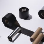 Ribbon de Cera 154 mm x 450 m IN/OUT – Transferencia Térmica para Etiquetas de Papel