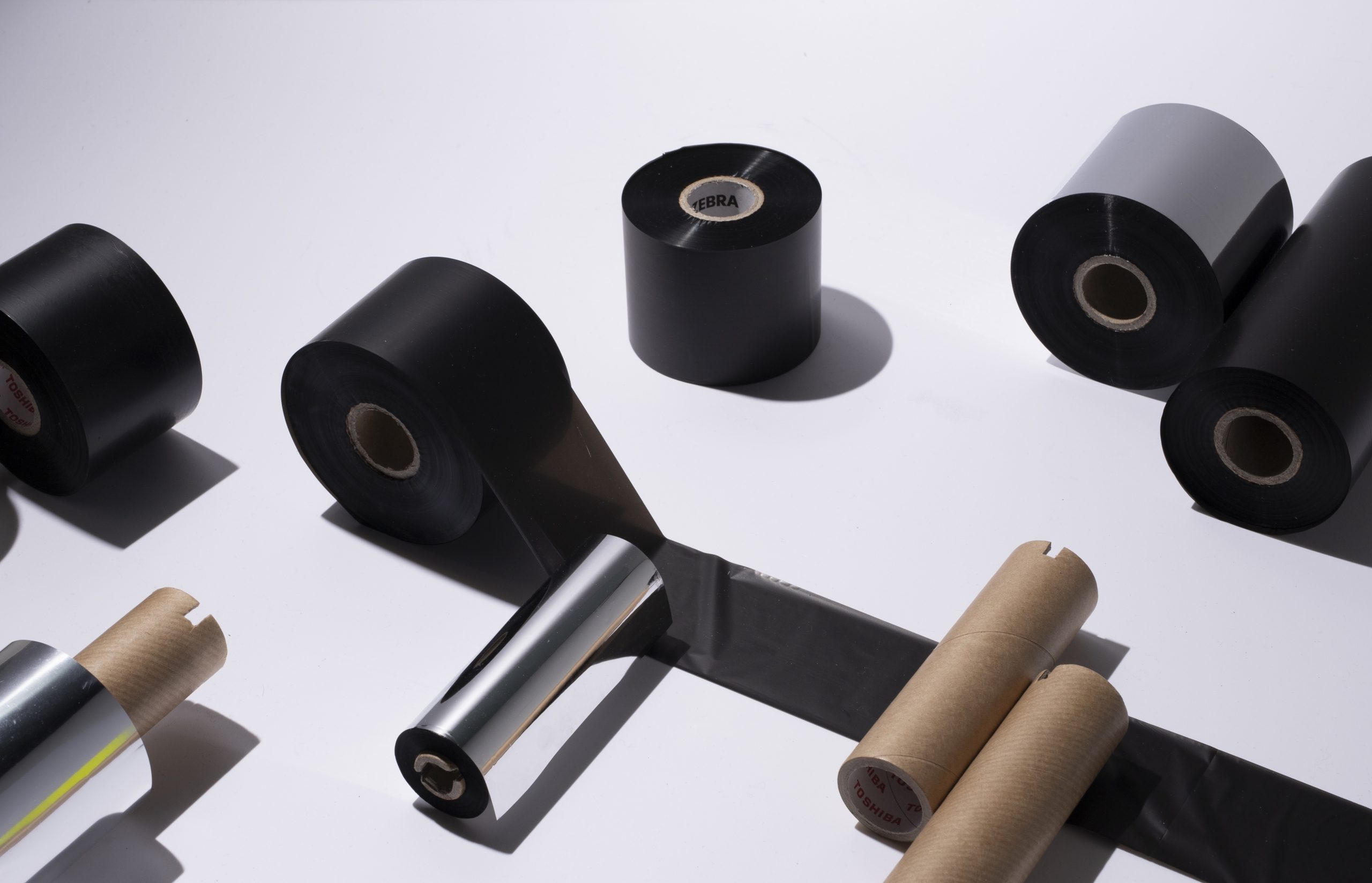 Ribbon de Cera 154 mm x 450 m IN/OUT – Transferencia Térmica para Etiquetas de Papel